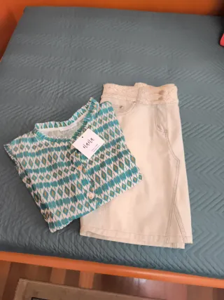 Conjunto Camisa y Falda