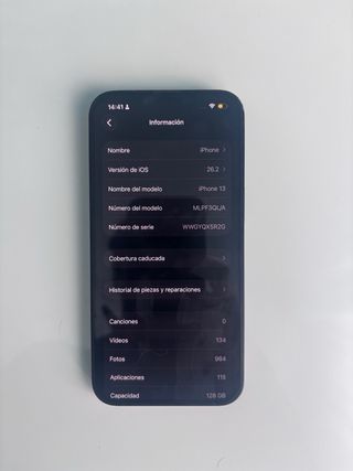 iPhone 13 128GB Azul – Batería NUEVA 100% y fundas