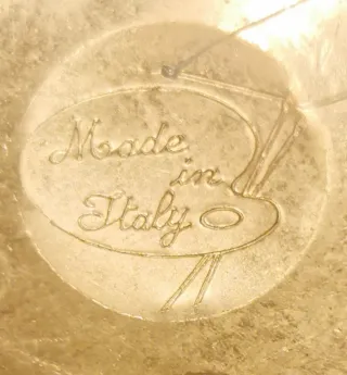 Vasos de cobre y bronce italianos amartillados