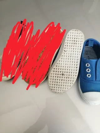 Zapatos azules talla 24