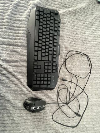Teclado y Ratón Gaming Negro