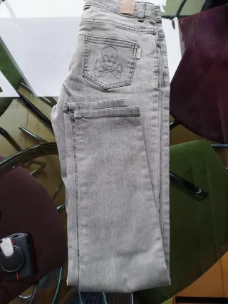 Pantalón niño SCALPERS gris talla 12 slim fit
