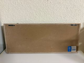 Perchero de pared madera y metal