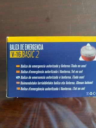 Baliza emergencia y linterna V18 BASIC 2