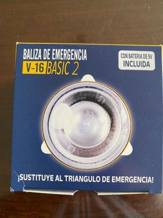 Baliza emergencia y linterna V18 BASIC 2