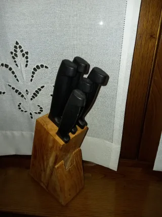 Ceppo 5 coltelli cucina