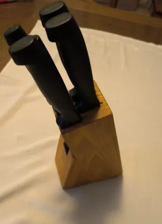 Ceppo 5 coltelli cucina