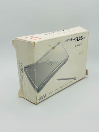 Nintendo DS Lite Silver Grigio Console Boxata CIB