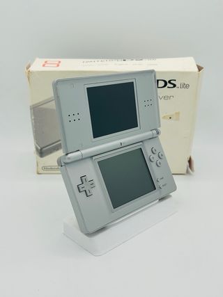 Nintendo DS Lite Silver Grigio Console Boxata CIB