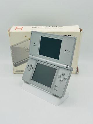 Nintendo DS Lite Silver Grigio Console Boxata CIB