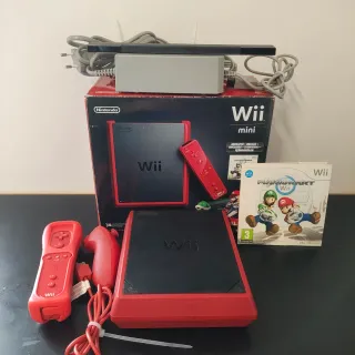 Nintendo Wii Mini + Mario Kart + Scatola