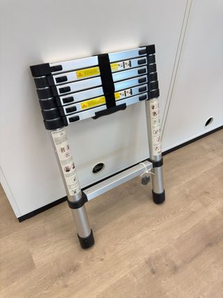 Escalera telescópica aluminio