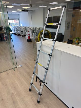 Escalera telescópica aluminio
