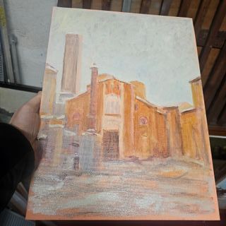 Tre quadri olio su tela