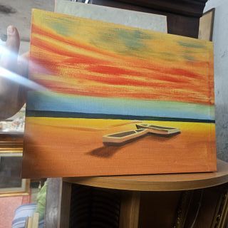 Tre quadri olio su tela