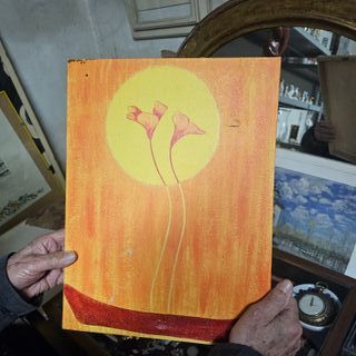 Tre quadri olio su tela