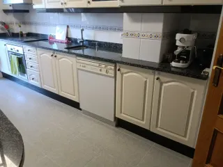 Cocina modular blanca