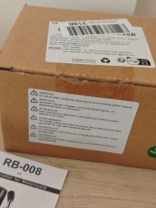 Carburador RB-008 para Moped