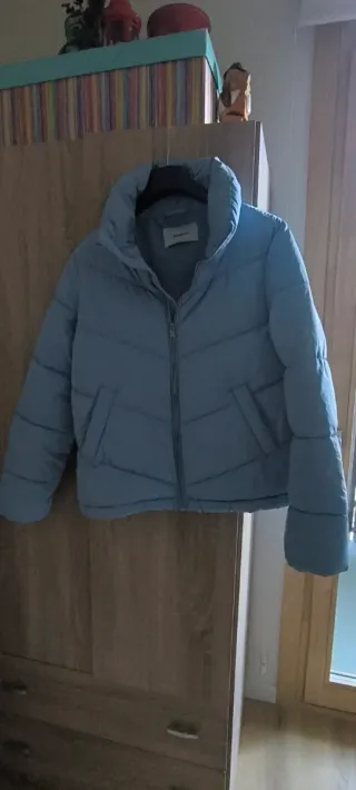 Chaqueta anorak invierno azul