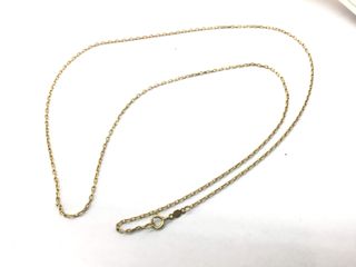 cadena oro 18k 35cm