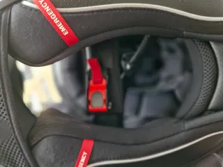 Casco Scorpion Exo-391 Aaxo Negro Rosa