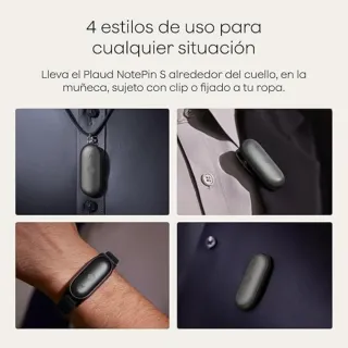 Plaud NotePin S Grabadora Voz IA