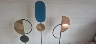 Figuras Decorativas Metal y Mármol