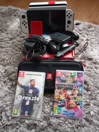 Nintendo Switch OLED Blanca y Negra