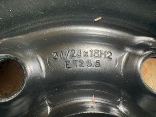 Rueda de repuesto VW Continental T125/70 R 18