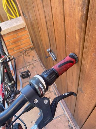 Bicicleta Montaña Decathlon Negra/Roja