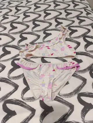Bikini infantil estampado helados 8 años