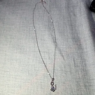 Colgante Plata Cisne Moissanita