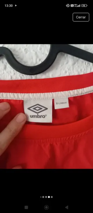 Chubasquero Sevilla FC Umbro Rojo