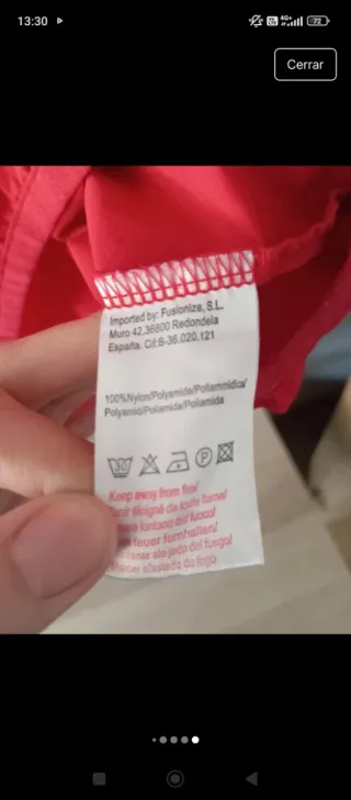 Chubasquero Sevilla FC Umbro Rojo