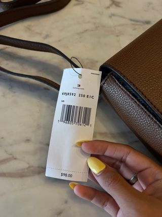 Bolso Tommy Hilfiger Marrón y Beige