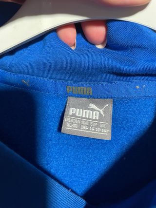 Sudadera niño Puma Azul con Logo talla 13-14 años