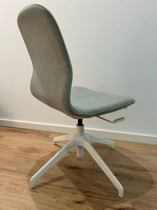 Silla de oficina LÅNGFJÄLL azul turquesa