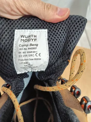 Botas de Seguridad Marrones y Negras