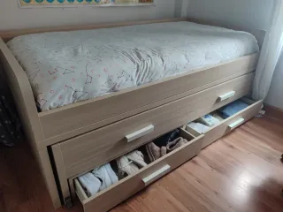Cama nido con cajones