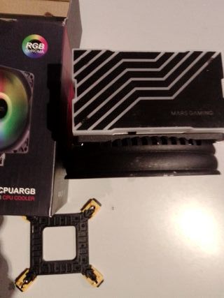Mars Gaming MCPU-VR Doble ARGB Ventilador CPU 120m