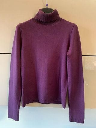 2 maglioni donna tg S viola e bianco