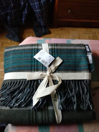 Manta / Plaid de lana y cashmere
