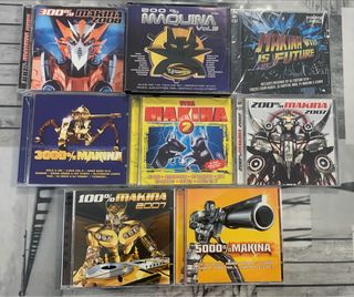 Lote 7 CDs Makina Dance