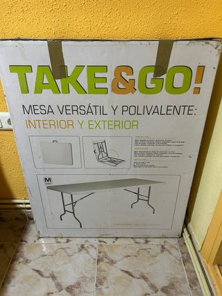 Mesa plegable Take & Go Interior/Exterior