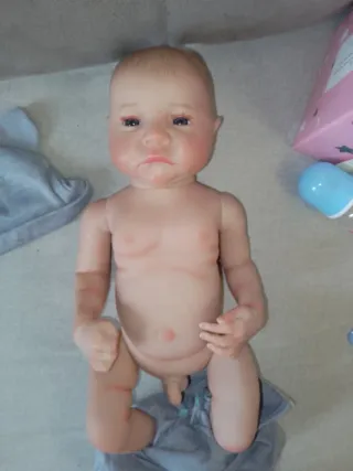 Bambola Reborn con accessori e scatola