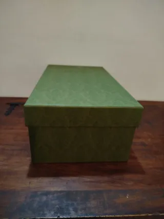 Scatola scarpe Gucci verde