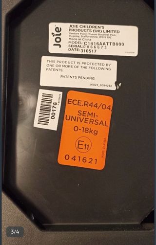 silla Joie Spin 360.