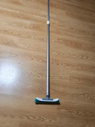 Limpiafondos piscina con mástil y 2 cabezales