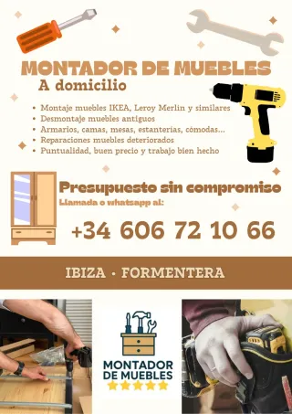 Montador de muebles a domicilio