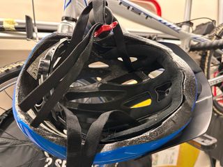 Casco de bici infantil azul